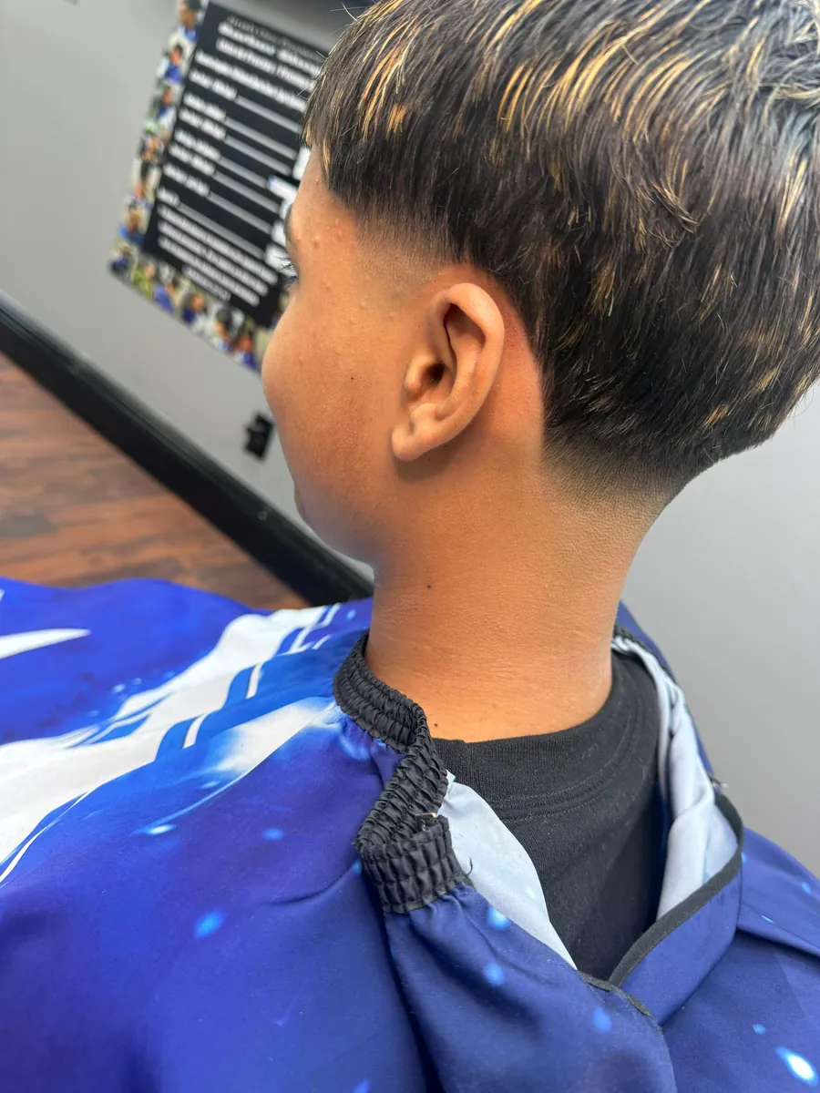 Kid's textured crop haircut